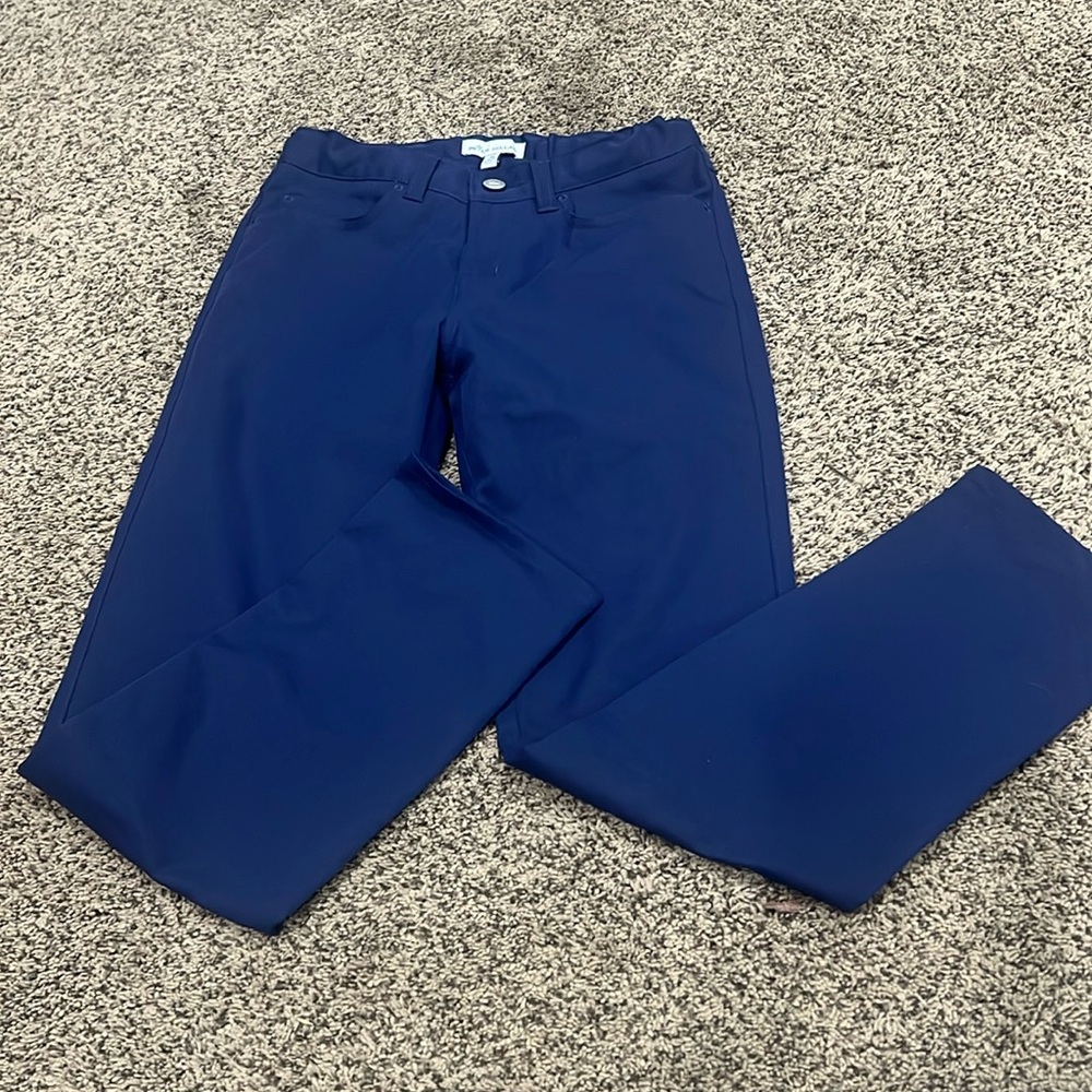 Boys Peter Millar Pants medium 9/10 navy blue